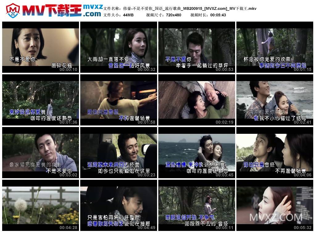 伟豪-不是不爱你_国语_流行歌曲_MB200915